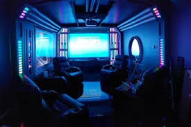 Sci Fi Star Wars Man Cave Karaoke Home Theater W Multicolored Lighting Effects 5 Steps With Pictures Instructables