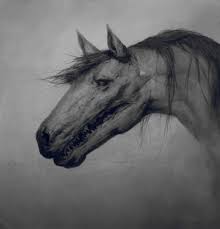 Horse Maxim Verehin Creepy Drawings Creepy Monster Creepy Art