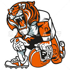 Mascot Clipart Image Of A Cool Football Tiger In Color Clip Art Tiger Images Mascot