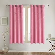 You can also choose from home, cafe kids room curtains, as well as from all over, cartoon, and floral kids room curtains, and whether kids room curtains is printed, embroidered, or flocked. Romantic Starry Sky Creative Blackout Window Curtains For Kids Room Girls Room Boys Room Space Inspired Night Sky Twinkle Star Kid S Room Draperies By Alice Brown W52 X L63 Inch 2 Panels Pink Buy Online