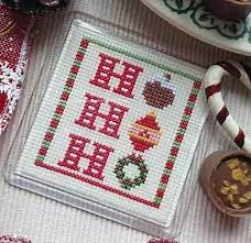 Maybe you would like to learn more about one of these? Cross Stitch Coaster Ho Ho Ho