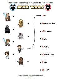 Pin By Eslkidz On Star Wars Activities For Kids Kids Learning Activities Kindergarten Star Wars Activities