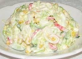 салат с курицей и корейской морковью и свежим огурцом Svezhij I Ochen Priyatnyj Po Vkusu Krabovyj Salat S Kapustoj Eda Kulinariya Vkusnaya Eda