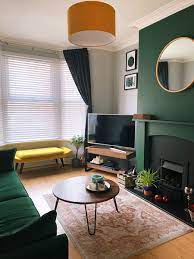 Terraced House Green Living Room Green Living Room Decor Living Room Green Dark Green Living Room