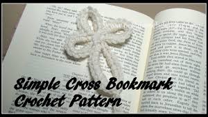 Did you know that if you crochet two up, that represents the church sent out two callers. Simple Cross Bookmark Crochet Pattern Youtube