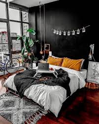 By adding a few of the signature features of industrial style, you can easily bring this decor into your home: Bedroom Goals Abhishekdekate Follow Us Homesacrosstheworld Aesthetic Bedroom Bedroom Design Dream Rooms