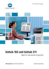 Maybe you would like to learn more about one of these? Bizhub 163 Und Bizhub 211 Konica Minolta
