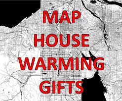 Our list will help you decide what to get for anyone that will make them feel special. Housewarming Gift New Home Gift Personalized Gift House Warming Dec Modern Map Art