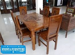 Rp (hubungi cs) detail beli. 230 Kursi Meja Makan Mewah Kayu Jati Jepara Kualitas Terbaik 2021