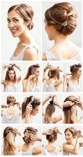 12 Hottest Wedding Hairstyles Tutorials For Brides And Bridesmaids Popular Haircuts Medium Hair Styles Medium Length Hair Styles Diy Hairstyles