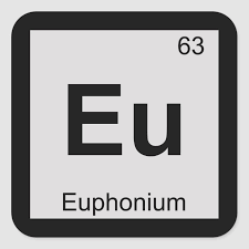 Eu Euphonium Music Chemistry Periodic Table Square Sticker Zazzle Com In 2020 Euphonium Music Euphonium Periodic Table