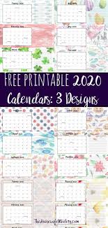Free Printable 2020 Quarterly Calendars With Holidays 3 Designs Calendar Themes Calendar Printables Planner Printables Free