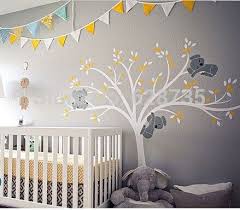  Pengiriman Gratis Oversize 220 X 196 Cm Besar Koala Pohon Decals Dinding Untuk Bayi Pembibitan B Modern Baby Nursery Baby Nursery Decor Baby Nursery Neutral
