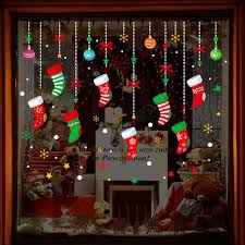 1,113 xmas decals products are offered for sale by suppliers on alibaba.com. Christmas Window Stickers Xmas Winter Decorations Christmas Stocking Snowflakes Party Supplies Decals Home Decor Wall Decor Removable In 2020 Christmas Wall Stickers Merry Christmas Decoration Christmas Window Decorations
