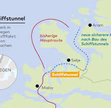 Kystverket undersøker fjellkvaliteten der stad skipstunnel skal ha åpningene. Stad Skipstunnel Norwegen Baut Ersten Megatunnel Fur Schiffe Welt