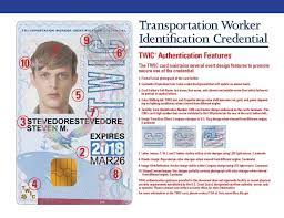 Transportation worker identification credential (twic) and hazardous materials (hazmat) endorsement. A New Twic Card The Security Features To Look For Maritime Defense Strategy Lcc