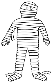 Simple Mummy Coloring Page Free Printable Coloring Pages For Kids