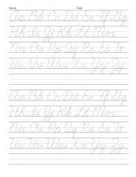 Download individually or the whole set at once. Outstanding Practice Cursive Alphabet Picture Inspirations Samsfriedchickenanddonuts