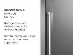 Furthermore, for a refrigerator in this area of the price spectrum, this whirlpool fridge brings exceptional good looks. Bertazzoni Prohk30pi Handle Kit For 30 Built In Refrigerator Professional Series New Range Style Prohk30pi Barry S Appliance