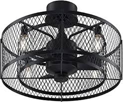 Best cage enclosed ceiling fan of 2019. Fanimation Studio Collection Lp8350blaz Vintere Ceiling Fan With Led Light Kit 20 Inch Aged Bronze Amazon Com