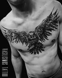 Black And White Eagle Chest Tattoo Pin By Carole M Bayles On Greif Tattoo In 2020 Chest Tattoo Men Eagle Tattoo Eagle Chest Tattoo