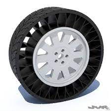 Airless Tire 3d Model Tire Automobile Engineering Electric Bike