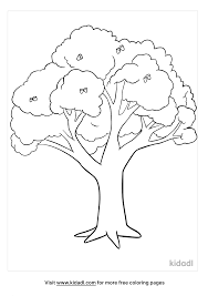 Coloring, the act of adding color to the pages of a coloring book; Oak Tree Coloring Pages Free Nature Coloring Pages Kidadl