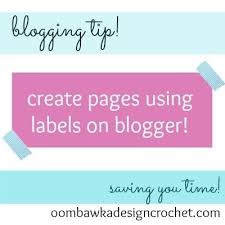 Blogging Tips - Create Pages with label- Blogger • Oombawka Design ...