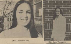 Vying for Miss Lake Forest in 1975! Charlene Keller Susie Thompson Yvonne  Justice Paula Jackson Cindy Hughes Debra Scott Karen Kennedy Teresa Martin  #rememberwhenDE
