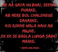 Rap Flow Lyrics Hindi Rap Lyrics Me Hu Rap King Attitude Haters Battle