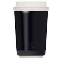 Personalized Reusable Coffee Sleeve - Black