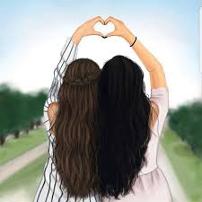 na dannom izobrazhenii mozhet nahoditsya odin ili neskolko chelovek i na ulice bff drawings best friend drawings drawings of friends