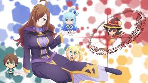 Anime Konosuba God S Blessing On This Wonderful World Aqua Konosuba Darkness Konosuba Kazuma Satou Megumin Konosuba Wiz Anime The Wiz A Hat In Time