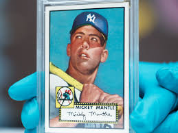 Baseball cards and sports cards. Holy Grail Of Baseball Cards A 1952 Mickey Mantle Valued At More Than 10m Put On Display National Post