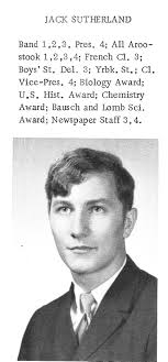 Jack Sutherland was in the class of 1970