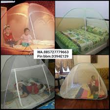 Barang tersebut yaitu produk bed canopy kelambu bayi yang mampu melindungi dari gigitan serangga termasuk nyamuk. Golden Bed Home Facebook