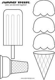 Ice Cream Printable This Could Come In Handy If You Are Using Ice Cream As A Motivator For The Primary Program A Ice Cream Crafts Pattern Applique Patterns