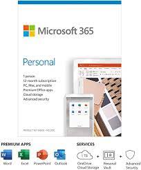 Microsoft 365 has all the familiar office apps and more in one place. Amazon Com Microsoft 365 Personal Office 365 Apps 1 User 1 Year Subscription Pc Mac Tablet And Phone Multilingual Box