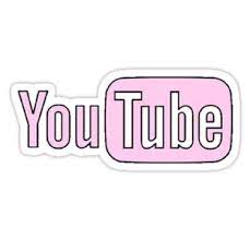 Pink Youtube Stickers By Erinaugusta Redbubble Youtube Logo Youtube Banner Backgrounds Snapchat Logo
