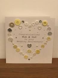 Anniversary Card For Parents Mum Dad Anniversary Anniversary Etsy Anniversary Card For Parents Anniversary Cards Handmade Anniversary Cards For Husband
