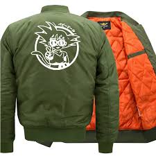 Get a more definitive look in your graceful personality with dragon ball z goku 59 jacket which has been inspired by the latest anime franchise dragon ball, worn by the leading character son goku. New Dragon Ball Goku Bomber Jacket Flying Jacket Winter Thicken Warm Zipper Men Jackets Anime Men S Casual Coat Dropshipping