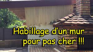 Au pied de ce mur nu en bordure de jardin, votre décision est prise. Comment Habiller Un Mur Pour Pas Cher Youtube