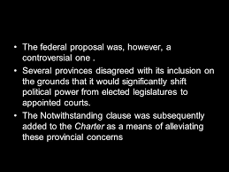 Learn the definition of 'notwithstanding clause'. Notwithstanding Clause S Ppt Download