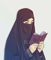 Animasi yang juga termasuk karakter animasi dari anime. Muslimah Anime Girl