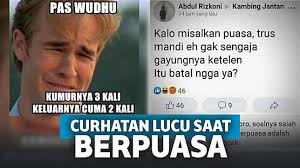 Deretan Meme Kocak Tanya Jawab Soal Puasa Ini Terlalu Absurd Keepo Me Line Today