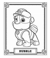 Rubble Paw Patrol Disegni Per Bambini Da Colorare Gratis Bambini Da Colorare Libri Da Colorare Disegni Da Colorare