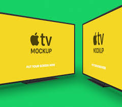 Free Apple Tv Plus Accessories Mockup Apple Tv Accessories Mockup Apple Tv Design Freebie Apple