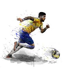 Pin By Kaungkhantkyaw On Football Illustration Sports Art Soccer Art Soccer Drawing