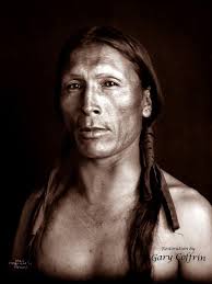 L-R: Jerome Bear Tusk Sr. with his son Ralph Bear Tusk, and his wife Mrs.  Olive (Fire Wolf) Bear Tusk,