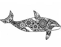 Maybe you would like to learn more about one of these? Orca Whale Mosaic Adult Coloring Page Mermaid Coloring Pages